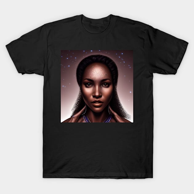 Beautiful modern black girl T-Shirt by Blossom Self Care